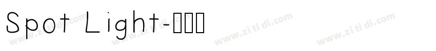 Spot Light字体转换